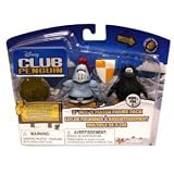 Disney Club Penguin 2 Inch Mix N Match Figure Pack with Knight Chevalier & Ninja Guerrier-EspionIMAGE