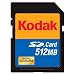 Kodak 512MB Secure Digital Memory Card