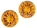 1.50CTW 6.5MM ROUND MADEIRA CITRINE SET OF 2.
