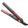 Conair S1CS Professional Straightener with Ceramic Technology Omega Curved Plates, Black and Red