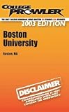 College Prowler  Boston University (Collegeprowler Guidebooks)