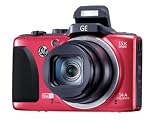 General Imaging Full-HD Digital Camera with 14.4MP, CMOS, 15X Optical Zoom, 28mm Wide Angle Lens, 3-Inch LCD and HDMI (Red) G100-RD