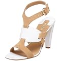 Maxstudio Women's Estella Sandal,White,9 M