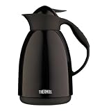 Thermos - Paris - Carafe - Isolation en verre - Noir - 1 litre (Import Grande Bretagne)