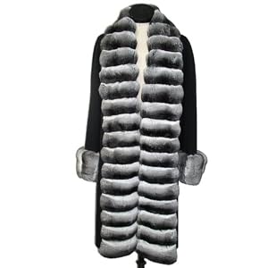 Buy 100% 17 Ounce Loro Piana Cashmere Straight Body 7 8 Coat w Large Natural Chinchilla Tuxedo and... by FursNewYork