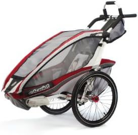 Chariot CX 1 Carrier, Burgundy/Red/Silver