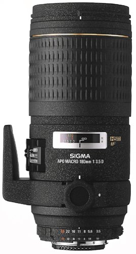 Sigma 180mm f/3.5 EX IF HSM Macro Lens for Nikon SLR Cameras