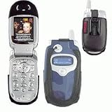 Krusell 83152 Elastic Multidapt for Motorola V300/303/400/500/525 Series Mobile Phones (Black/Clear)