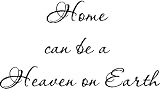 Home can be....Family Wall Quotes Sayings Words Removable Wall Lettering, GOLD