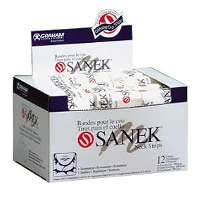 Sanek Neck Strips 12 Pack (60 Strips Per Pack)