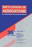 Encyclopedia of Association 36th Edition Vol 1 Part 3.