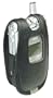Technocel Swivel Leather Case for Samung P107 - black with swivel clip