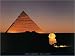 Posters: John Lawrence Poster Art Print - Giza, Egypt, Pyramid (32 x 24 inches)