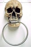 Creepy Gothic Skull Bathroom Towel Holder Hanger