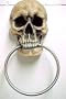 Creepy Gothic Skull Bathroom Towel Holder Hanger