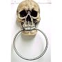 Creepy Gothic Skull Bathroom Towel Holder Hanger