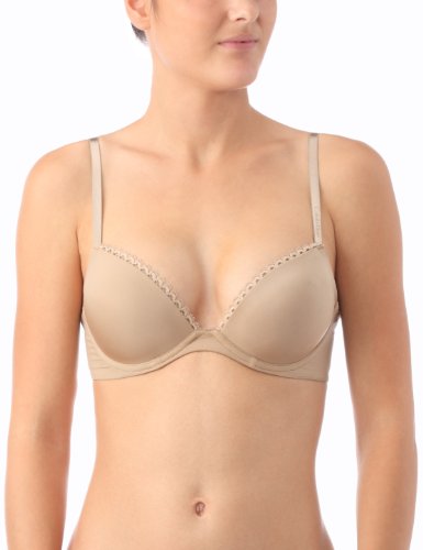 Calvin Klein Underwear Damen BH/ Push-up F2892E, Gr. 75C, Hautfarben (I45 Dune) Preisvergleich