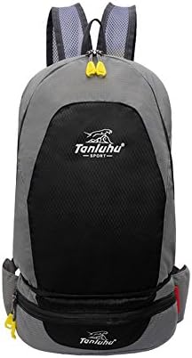 Free trip portable backpack multifunction foldable Waist Bag for outdoor traveling (Black)