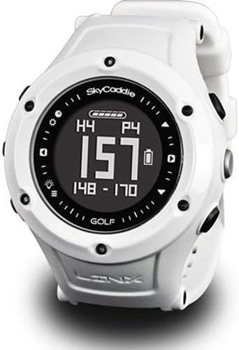 Skycaddie Linx Rangefinder Golf GPS Watch - White - 34,000 Courses Golf Range Finders