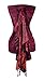 Peach Couture Womens Scarf Pashmina Scarf Fringe Scarf Long Scarf Red Scarf Shawl Paisley Pashmina Paisley Scarf Cranberry Red
