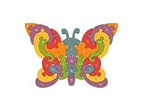 BeginAgain Wooden Butterfly Alphabet Puzzle