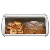 IMAGE OF Deluxe Solid Color Bread Box Color: Black