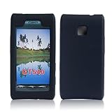 LG GT540 Optimus Silicone Skin Case - Black