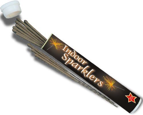 Pack of 10 miniature sparklers suitable for indoor use - not a toy that is suitable for young children by Chouse specials