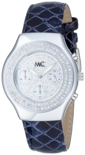 MC Damenarmbanduhr Chronograph Lederband 25611