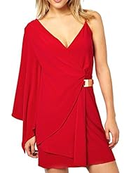 Sexy V-neck Empire   Waistline Checkered Print Polyester Sleeveless  Dress