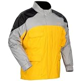 Tour Master Sentinel Men's Jackets Sports Bike Racing Motorcycle Rain Suits - Color: Yellow, Size: Small