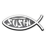 Sushi Fish Car Emblem