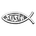 Sushi Fish Car Emblem