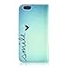 iphone 6 Plus Case, Tradekmk(TM) Fashion Light Color Little Love-shape Design Premium PU Leather Slim Fit Folio Magnet Wallet Stand Shell Cover Case with Card Holders Compatible with Apple iPhone 6 Plus(5.5)[+Stylus]