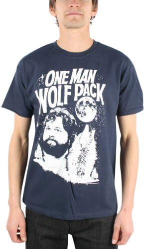 The Hangover Alan One Man Wolfpack Navy T-shirt Tee