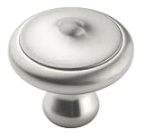 Amerock BP24019-SS Galleria Signature Knob, 40 mm Diameter, Stainless Steel