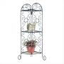 Metal Corner Plant Stand Display Shelves Shelf Unit