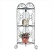 Metal Corner Plant Stand Display Shelves Shelf Unit