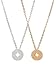 Isola & Co Compass Necklace, Graduation Present, Gift, (Gold-Plated-Base)