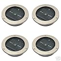 20 X WHITE LED SOLAR GARDEN DECK DECKING LIGHTS