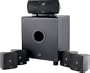 Dual LHT1000B 6-Piece Home Theater Speaker System, Black