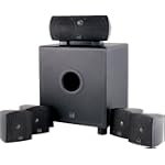 Dual LHT1000B 6-Piece Home Theater Speaker System, Black