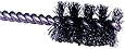 Weiler Round Power Tube Brush, Steel, Round Shank, Single Stem, 1-1/4" Diameter, 0.008" Wire Diameter, 1/4" Shank, 2000 rpm (Pack of 1)