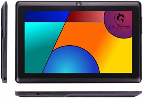 7" Bluetooth HD Quad Core 1024X600 Tablet PC Actions 7031 Cortex A9 CPU Android 4.4.2 KitKat 512MB RAM 8GB FLASH Dual Camera Google Play Store WiFi Support Netflix 3D Games Flash Skype (Black)