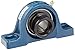 SKF SYH 1. WF/AH Pillow Block Ball Bearing, 2 Bolts, Air Handling-Duty, Eccentric Locking Collar, Contact Flinger Seals, Cast Iron, Inch, 1" Shaft, 1-5/16" Base To Center Height, 4-1/64" Bolt Hole Spacing Width, 3150 pounds Dynamic Load Capacity