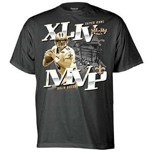Drew Brees Youth New Orleans Saints Super Bowl XLIV Champs MVP T-shirt T-shirt