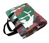Outdoor Living : Present Time Fleece Blanket Camouflage with Nylon back L 170cm x W 120cm