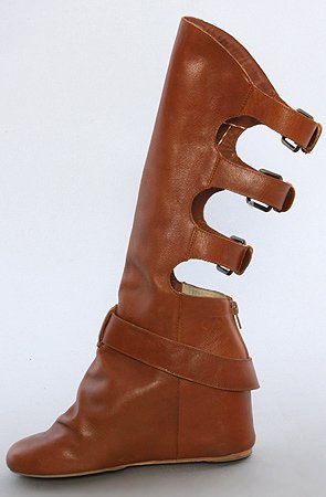 80%20 The Cody Buckle Hidden Wedge Boot in Natural,Shoes for Women from 80%20