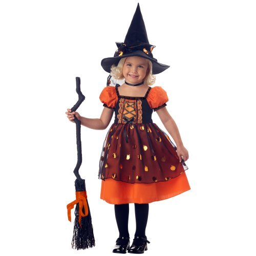 Pretty Pumpkin Witch Toddler Costume