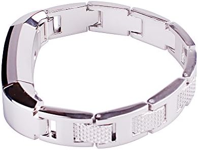 Megkhla Replacement Accessory Metal Watch Bands for Fitbit Alta Fitness Smart Watch Wrist Strap